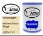 Preview: Volkswagen, Harvest Moon Beige, LB1M / V1: 500ml Lackdose, von ATW Autoteile West.